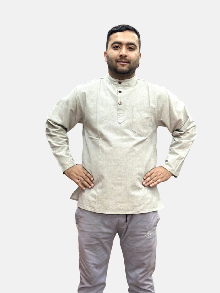 Natural full sleeve cotton shirts