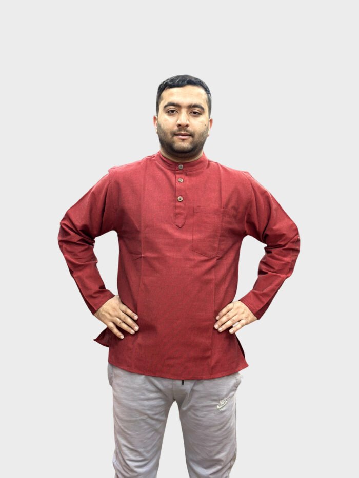 Maroon plain shirts